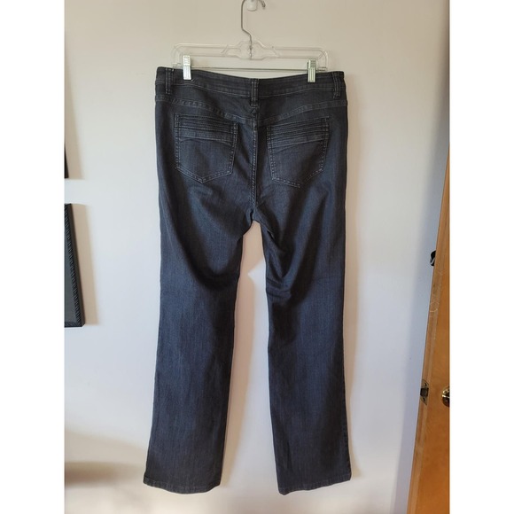 Prana Denim Dark Gray 12R/31 Wide Straight Leg Pants - Picture 2 of 8